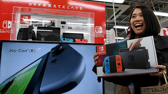 Switch热销助攻 任天堂股价上涨3.7%