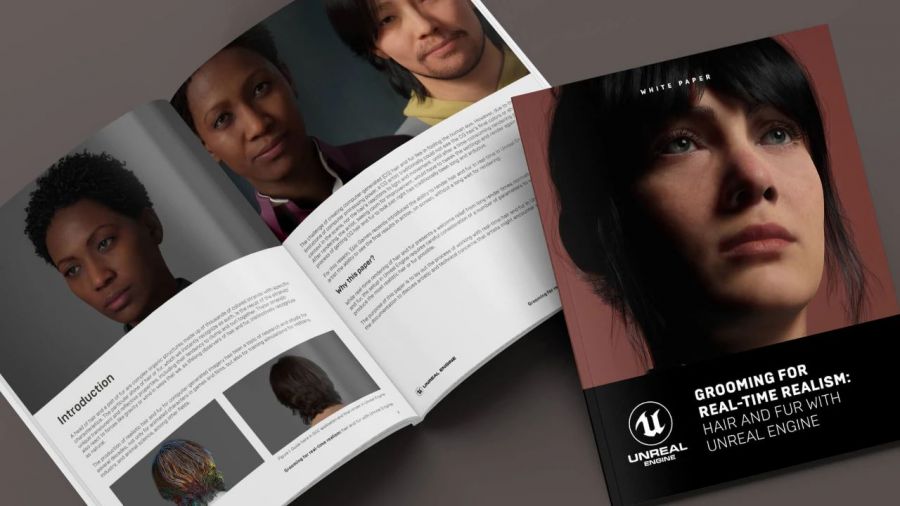 用虚幻引擎制作逼真毛发：获取白皮书！