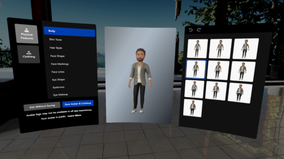 Oculus将推出一批新的虚拟头像：功能更全面、模拟更逼真