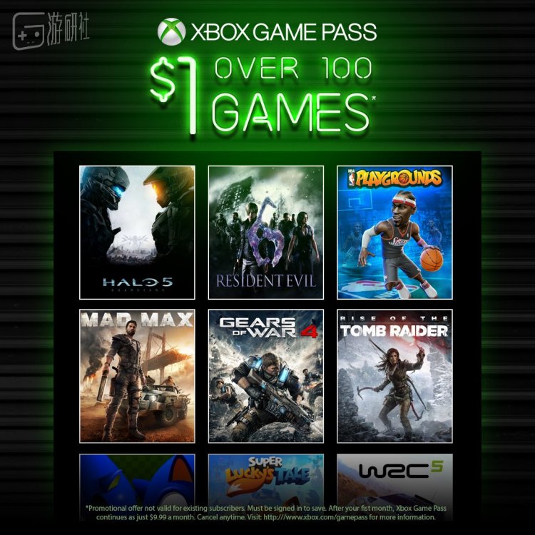 Xbox宣布停售1美元的 XGP 试用版