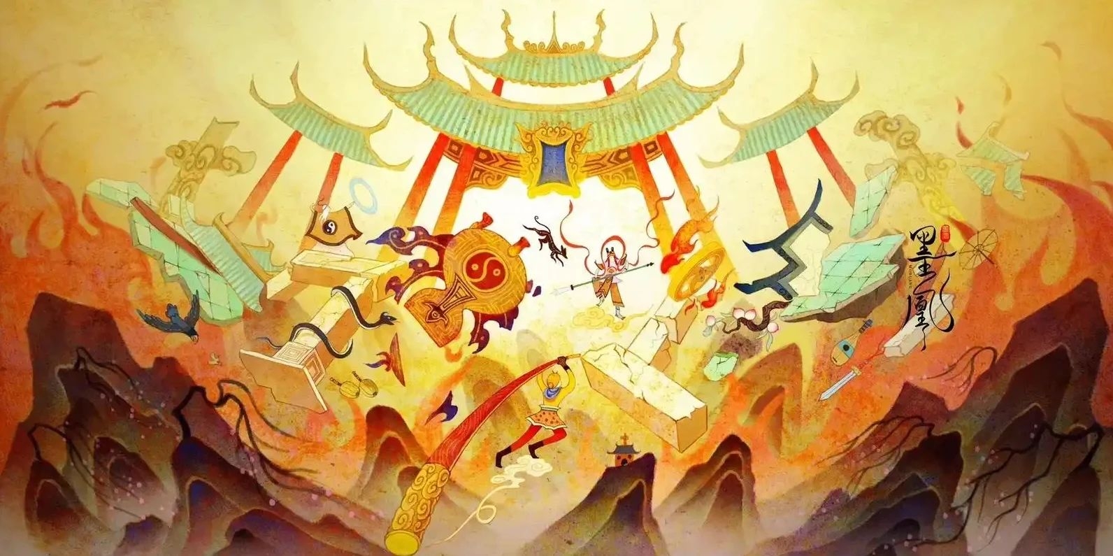哪来的袈裟？我看到的只有齐天大圣大闹天宫后的满地狼藉