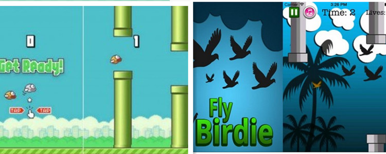 2天冲顶！山寨Fly Birdie - Flappy Bird Flyer笑了